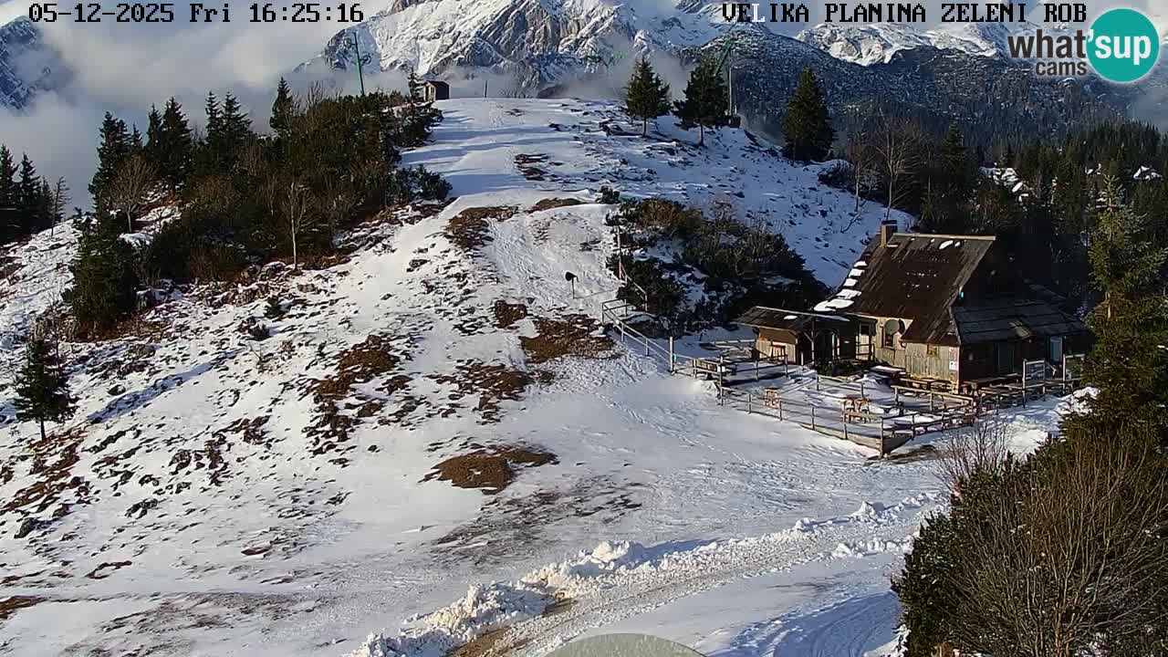 Zeleni Rob – Webcam live | Velika Planina