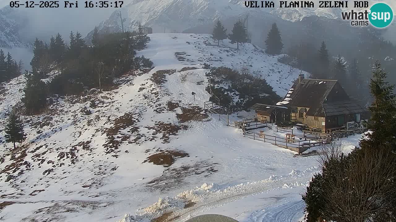 Zeleni Rob – Webcam live | Velika Planina