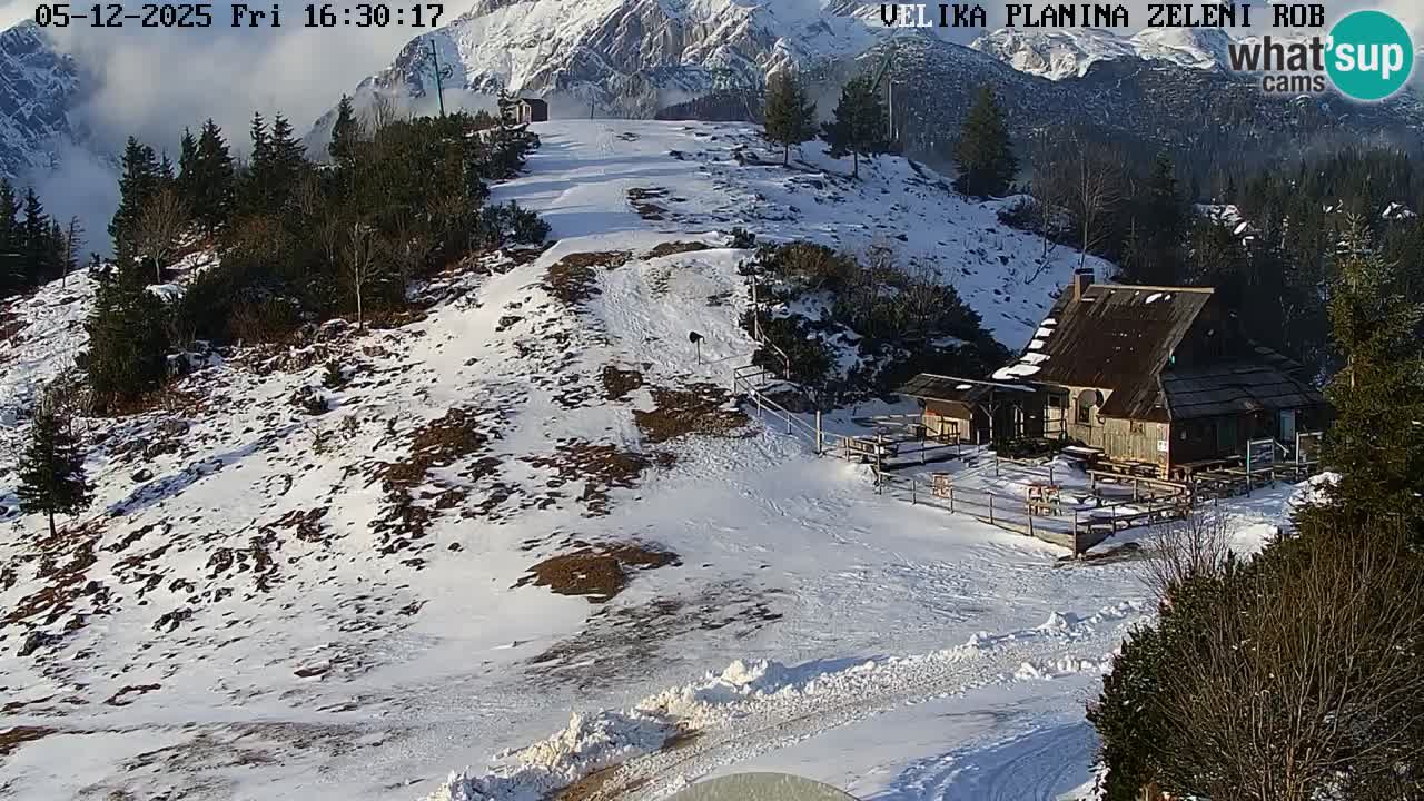 Zeleni Rob – Webcam live | Velika Planina