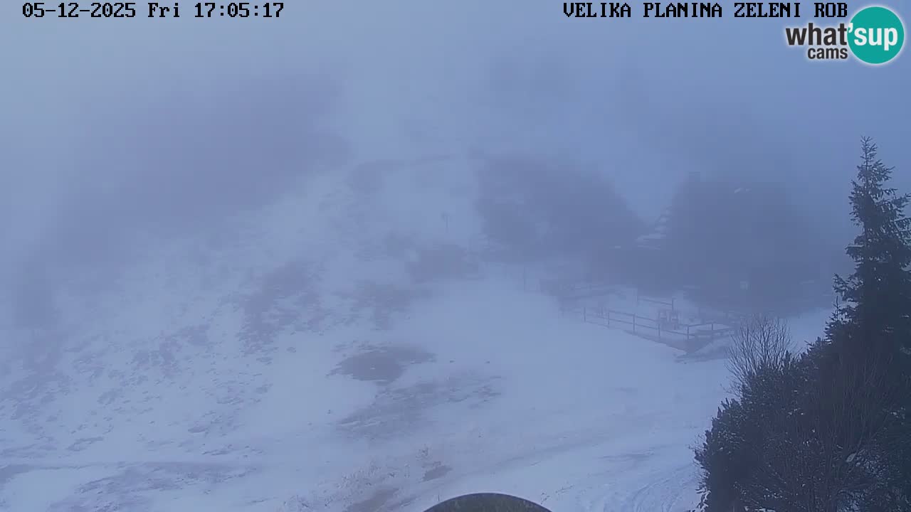 Zeleni Rob | Webcam en vivo Velika Planina