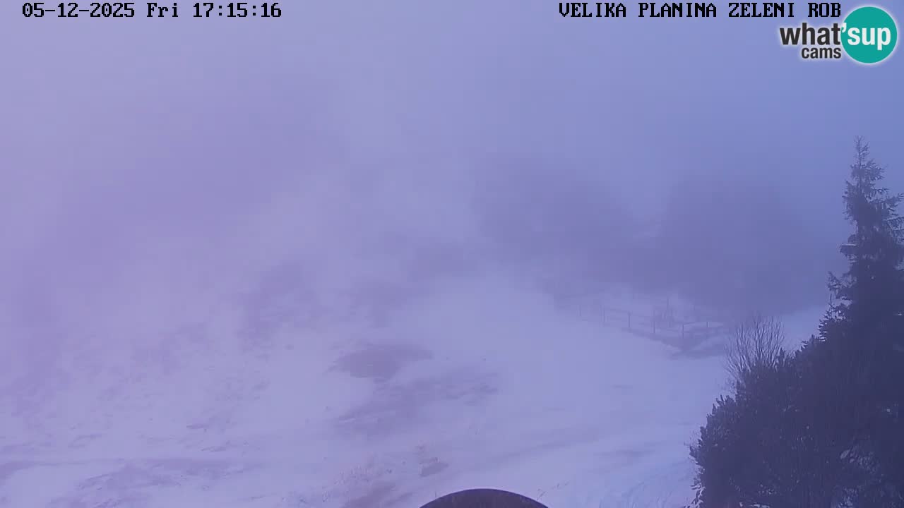Zeleni Rob | Webcam en vivo Velika Planina