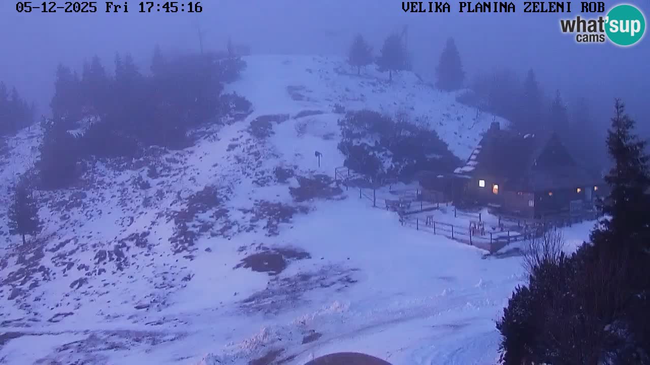 Zeleni Rob – Webcam live | Velika Planina