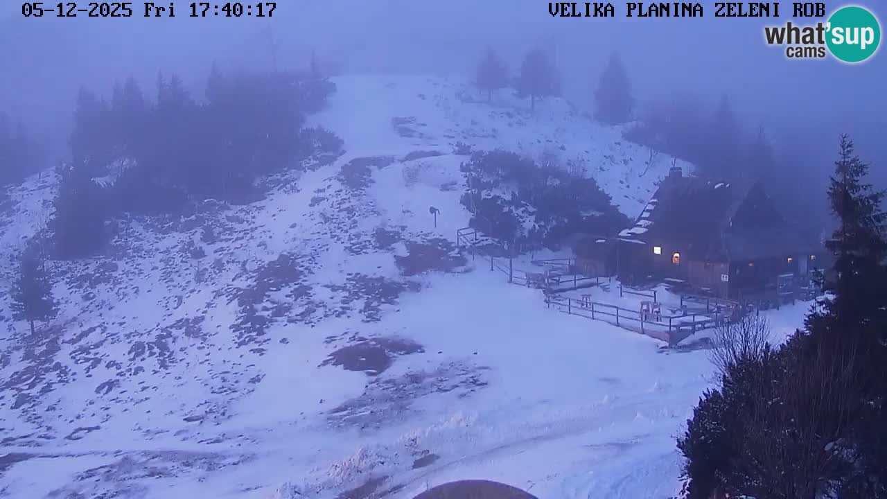 Zeleni Rob – Webcam live | Velika Planina