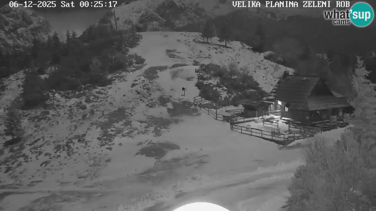 Zeleni Rob | Web kamera Velika Planina