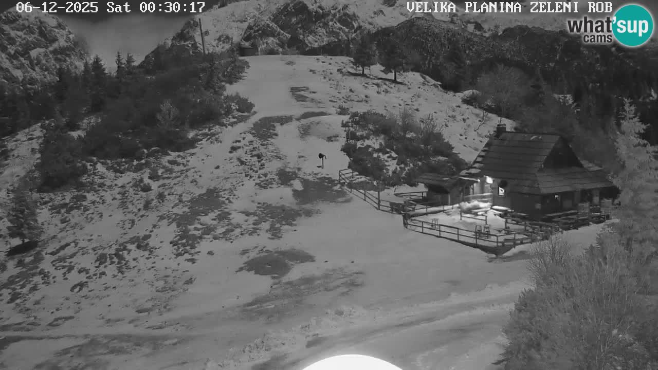 Zeleni Rob – Webcam live | Velika Planina