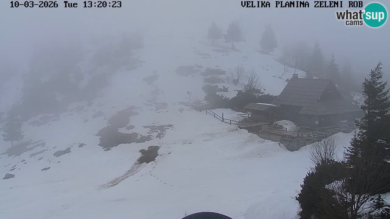 Zeleni Rob | Web kamera Velika Planina