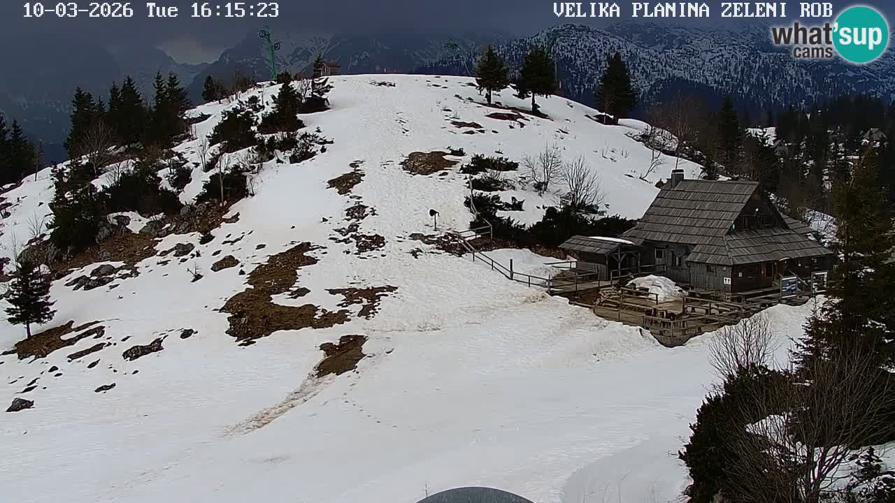 Zeleni Rob | Web kamera Velika Planina