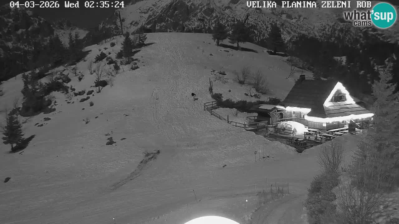 Zeleni Rob – Webcam live | Velika Planina