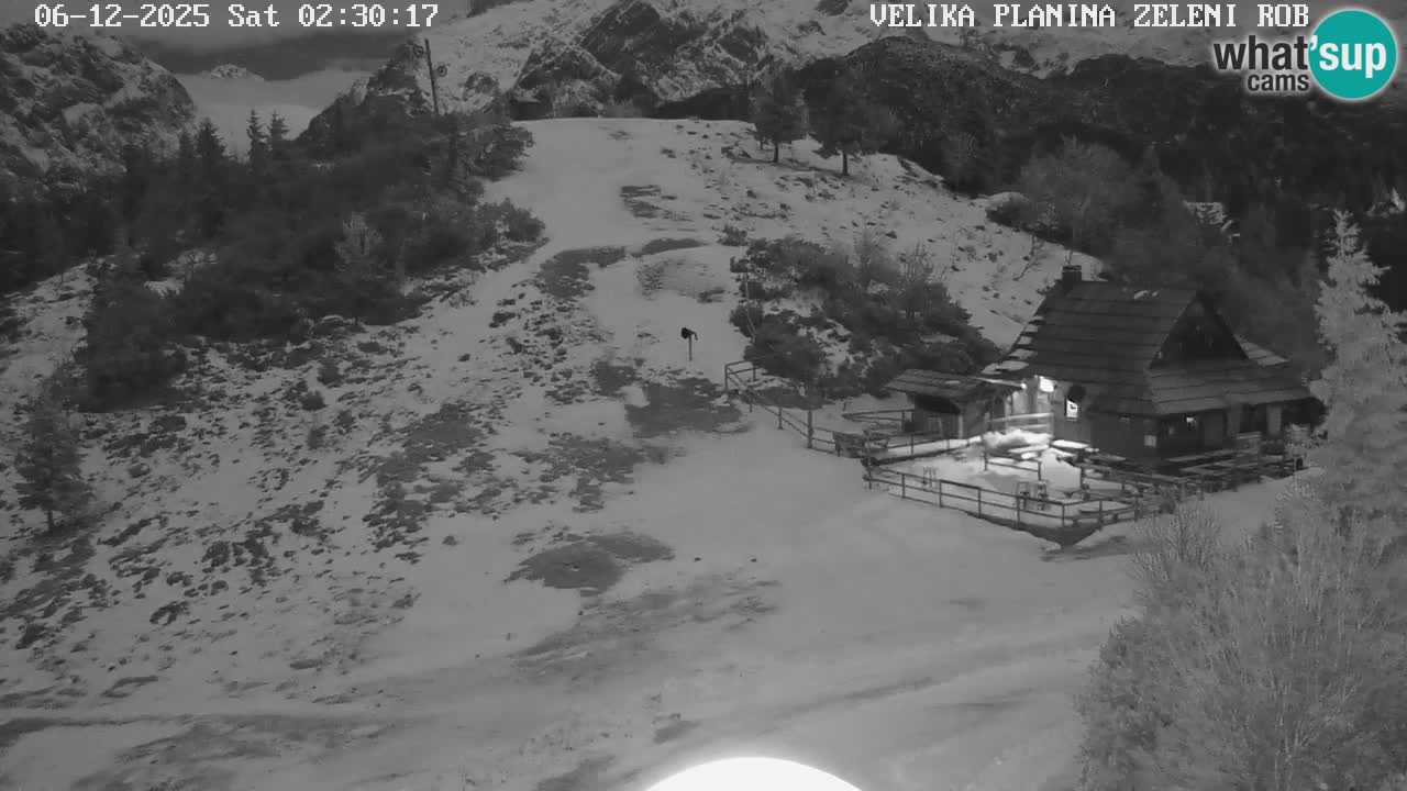 Zeleni Rob | Web kamera Velika Planina