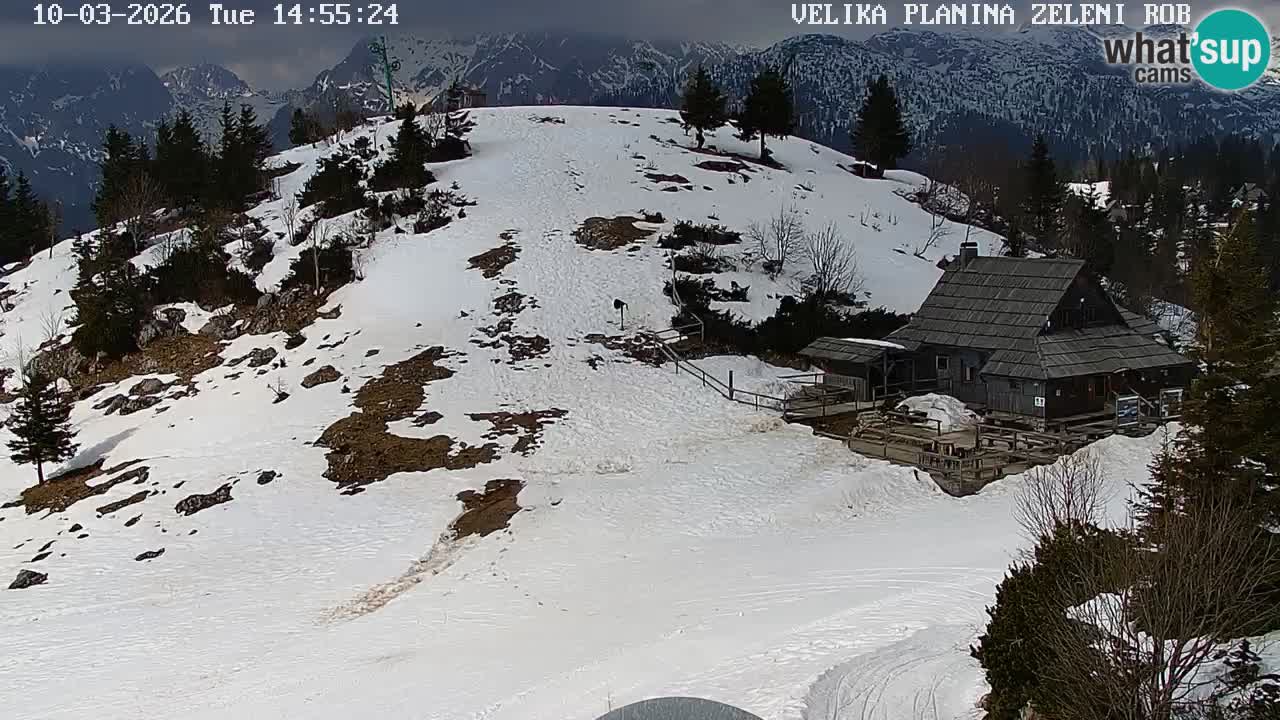 Zeleni Rob | Webcam live Velika Planina