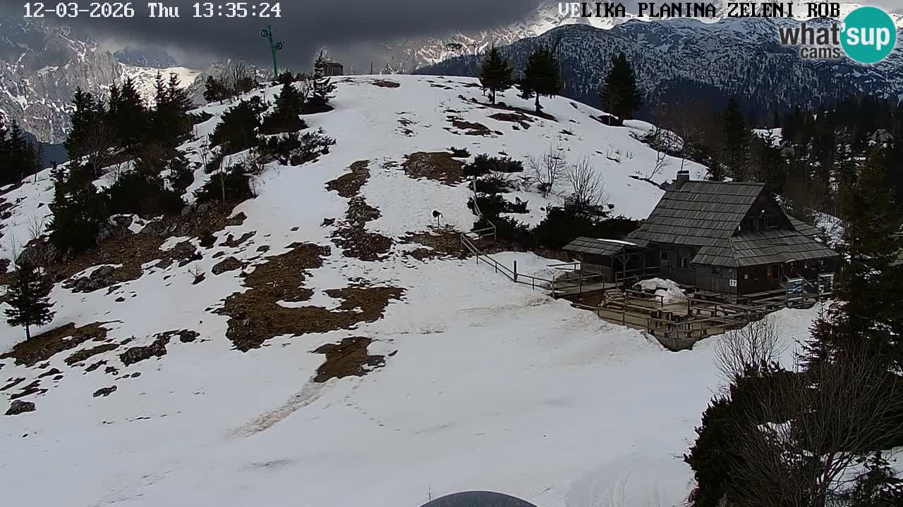 Zeleni Rob – Webcam live | Velika Planina