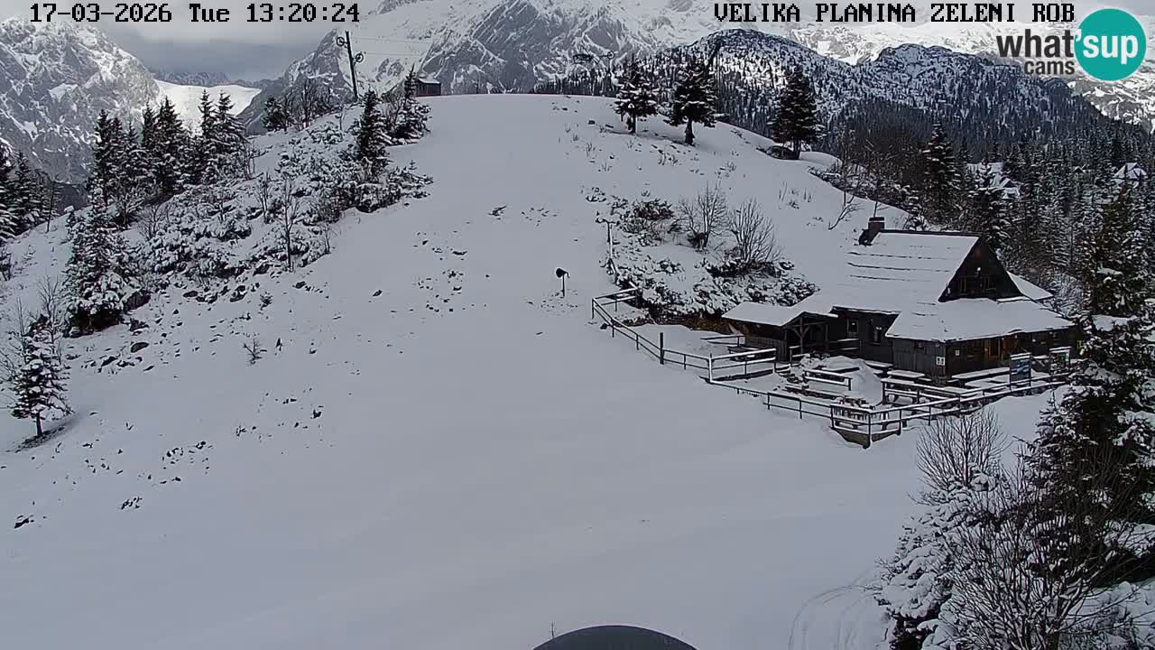 Zeleni Rob – Webcam live | Velika Planina