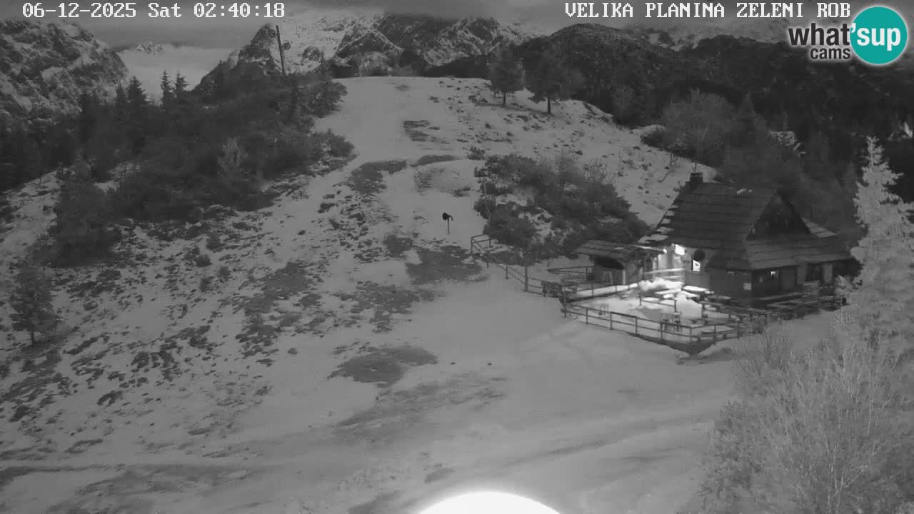 Zeleni Rob – Webcam live | Velika Planina
