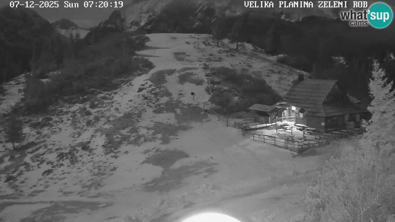 Zeleni Rob | Web kamera Velika Planina