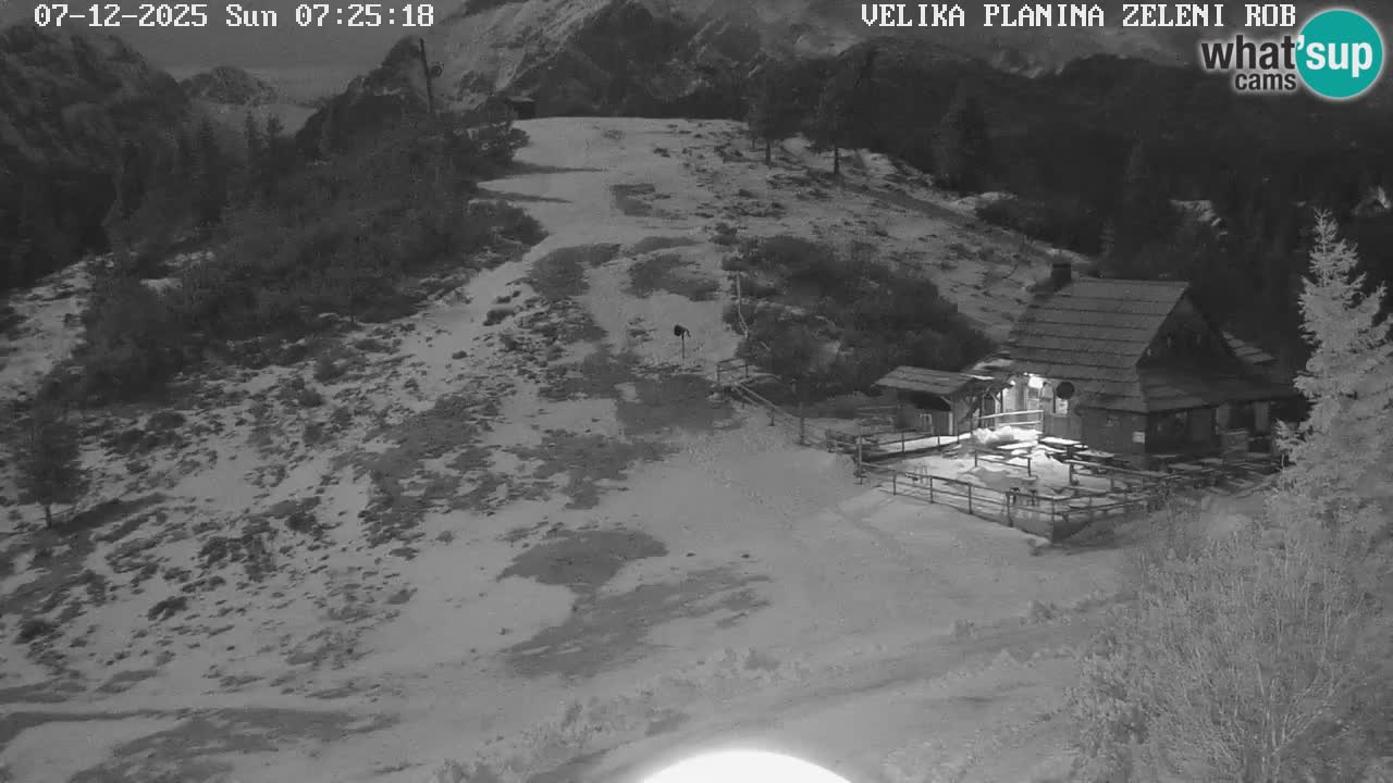 Zeleni Rob | Webcam live Velika Planina