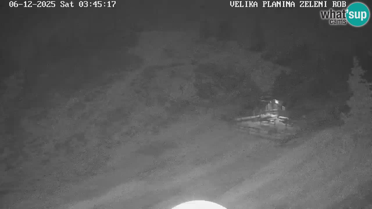 Zeleni Rob – kamera v živo | Velika Planina