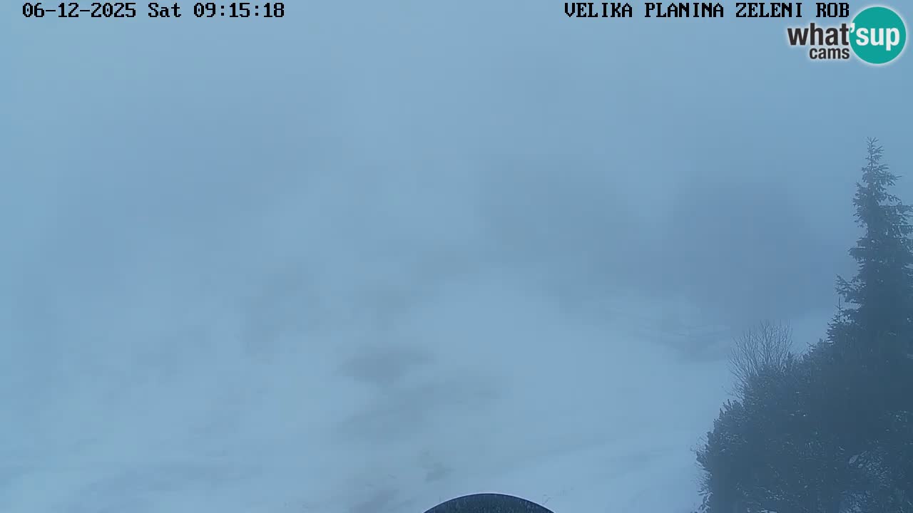 Zeleni Rob | Webcam en vivo Velika Planina