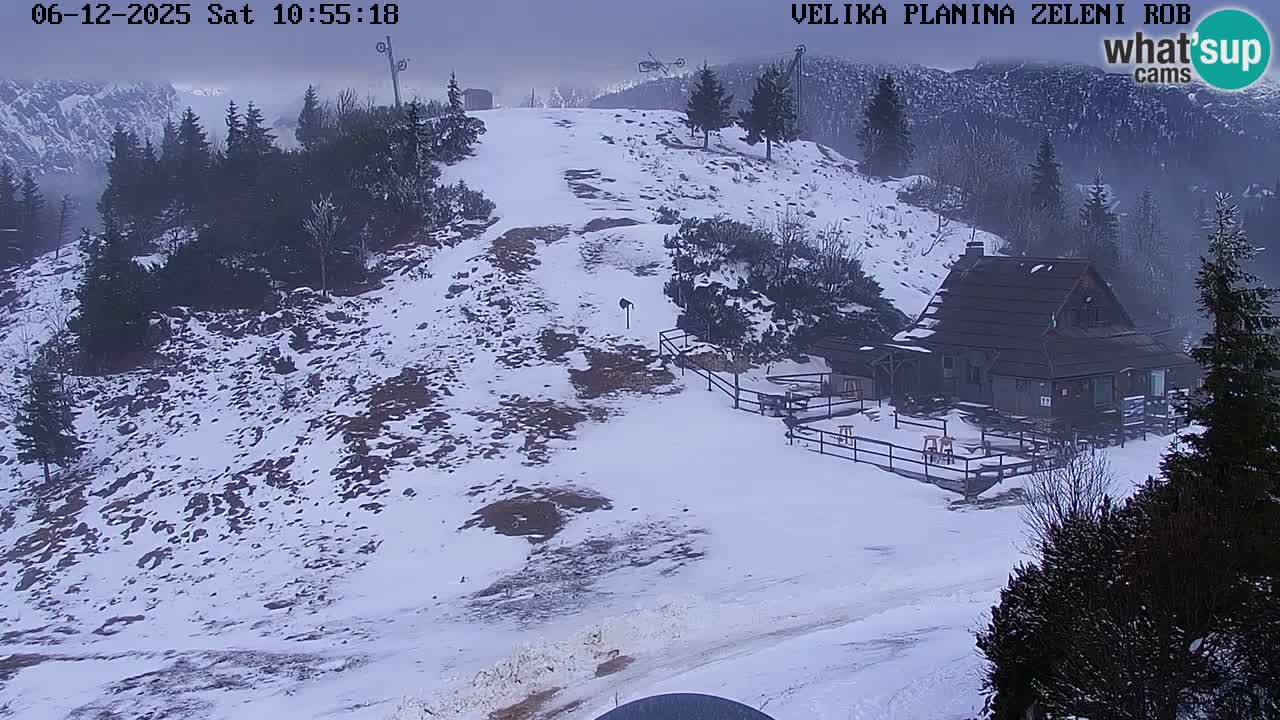 Zeleni Rob | Web kamera Velika Planina