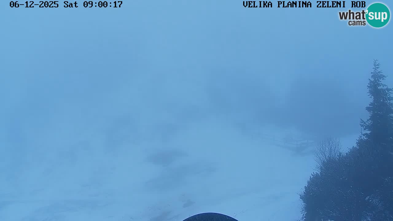 Zeleni Rob | Webcam en vivo Velika Planina