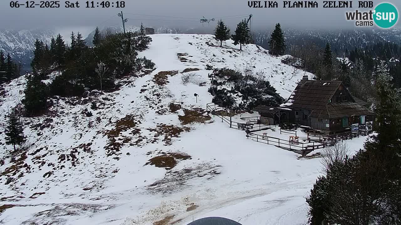 Zeleni Rob | Web kamera Velika Planina
