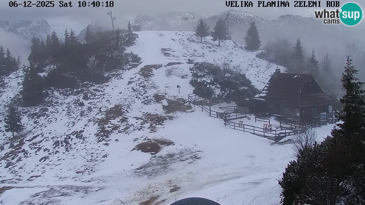 Zeleni Rob – Webcam live | Velika Planina