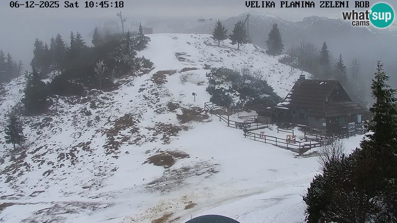 Zeleni Rob – Webcam live | Velika Planina