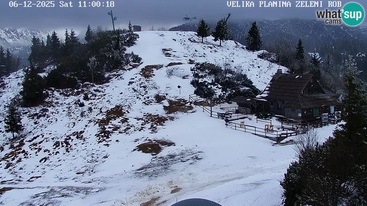 Zeleni Rob – Webcam live | Velika Planina