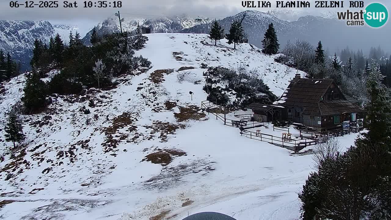 Zeleni Rob – Webcam live | Velika Planina