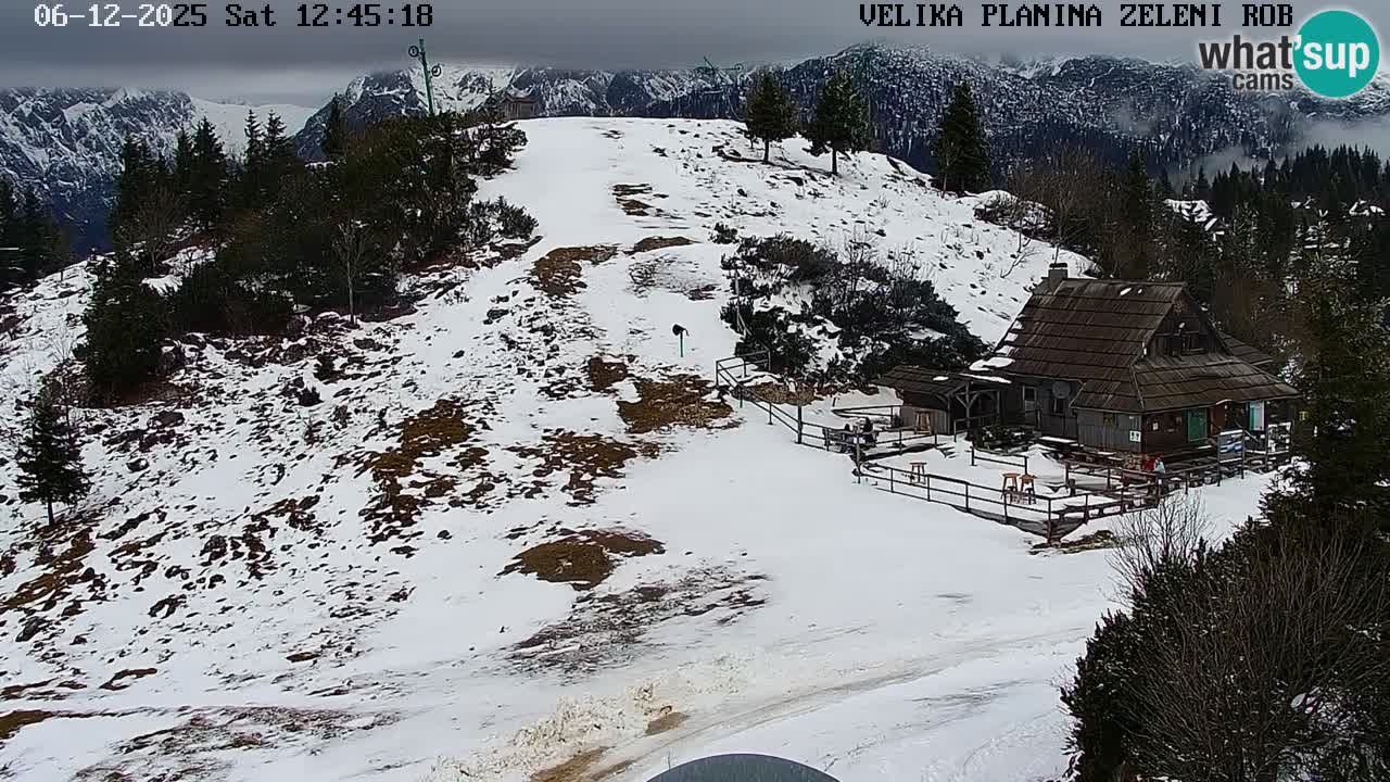 Zeleni Rob | Webcam live Velika Planina