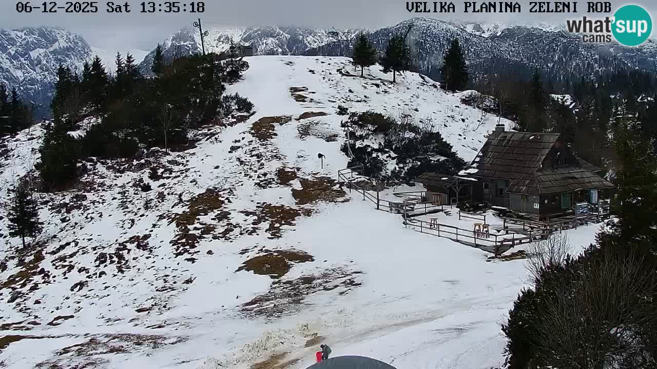 Zeleni Rob – Webcam live | Velika Planina