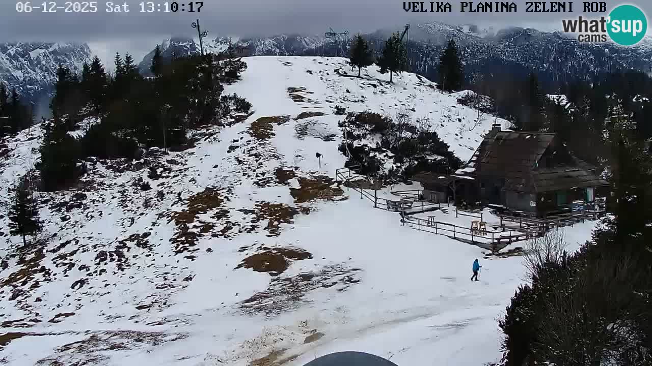 Zeleni Rob – Webcam live | Velika Planina