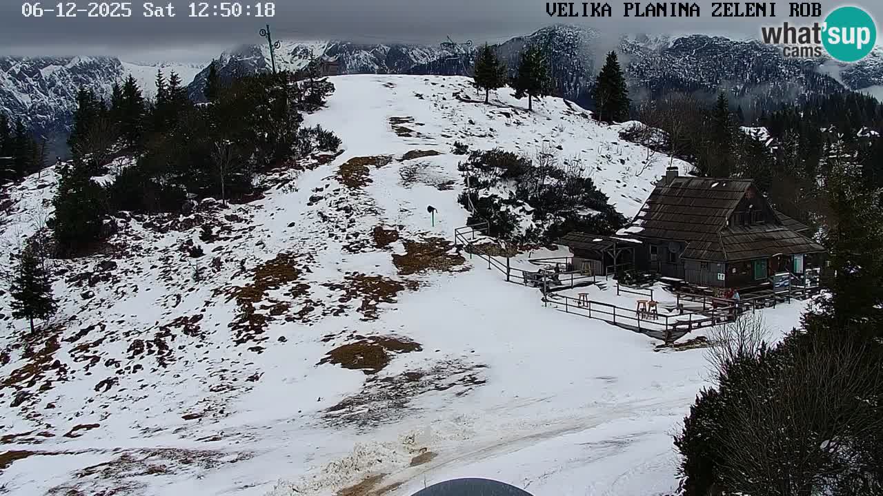 Zeleni Rob – Webcam live | Velika Planina