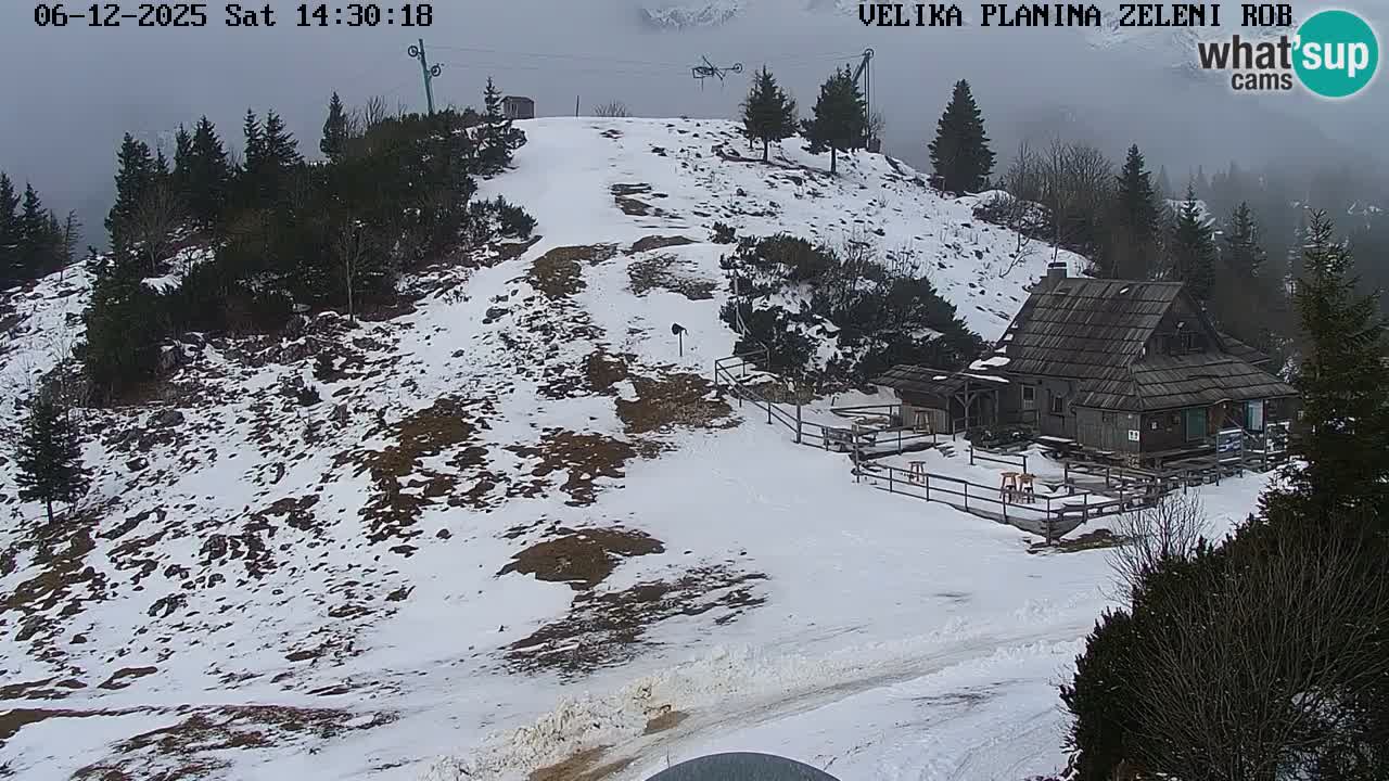 Zeleni Rob – Webcam live | Velika Planina