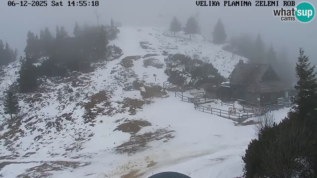 Zeleni Rob | Web kamera Velika Planina