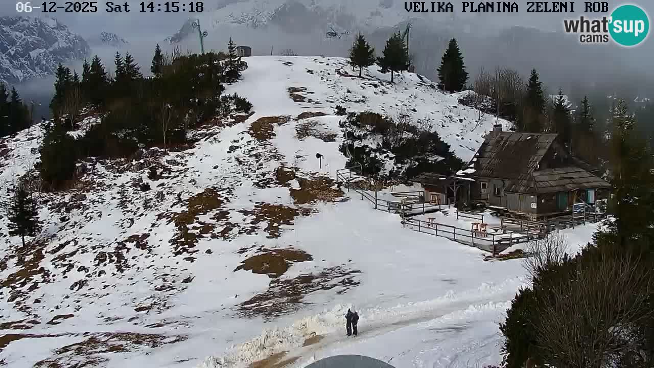 Zeleni Rob | Web kamera Velika Planina