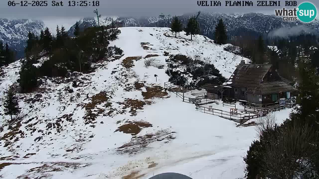 Zeleni Rob – Webcam live | Velika Planina