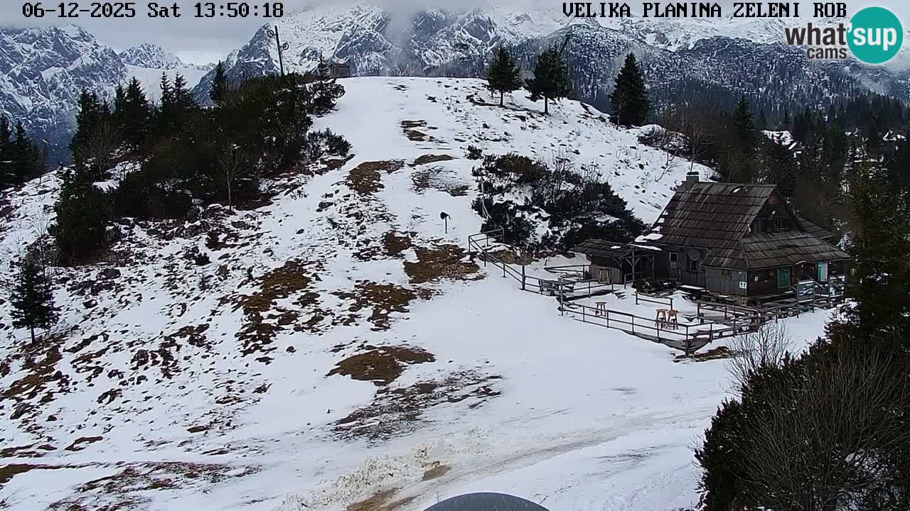Zeleni Rob – Webcam live | Velika Planina