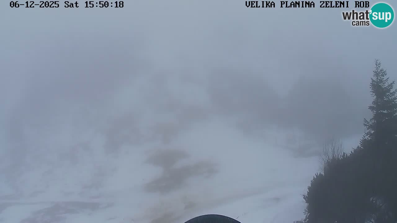 Zeleni Rob | Web kamera Velika Planina