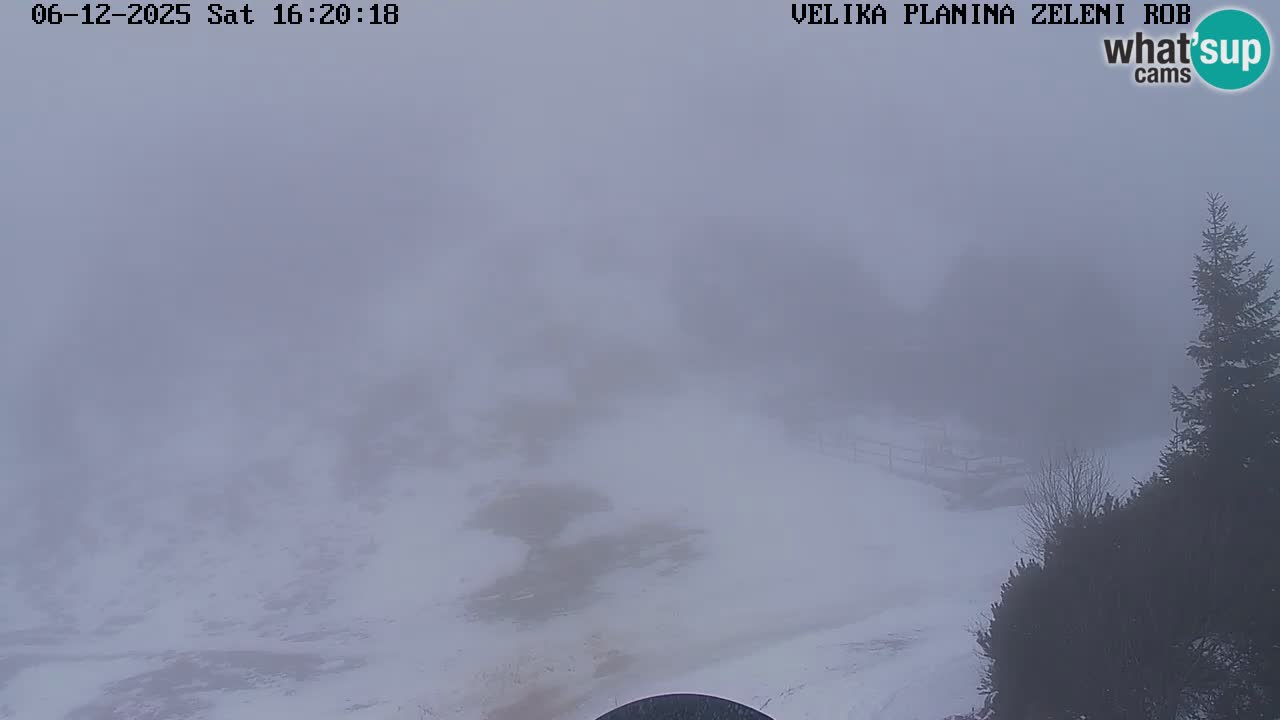 Zeleni Rob | Webcam en vivo Velika Planina
