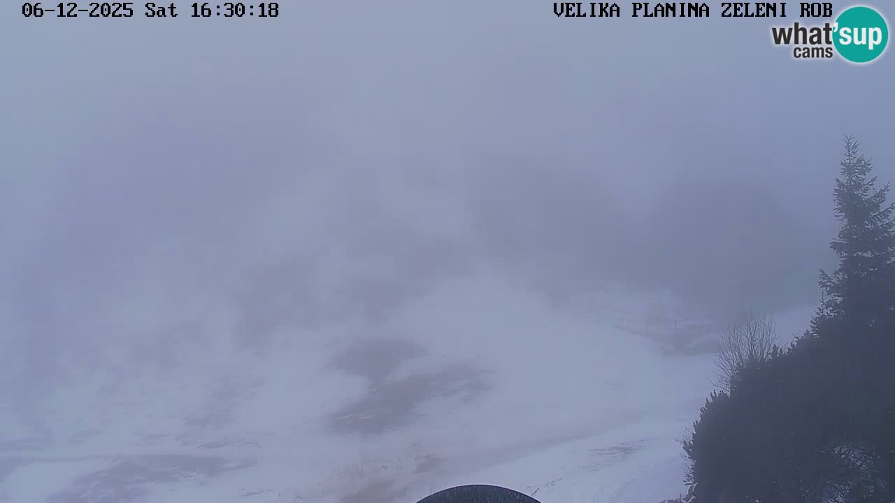 Zeleni Rob | Webcam en vivo Velika Planina
