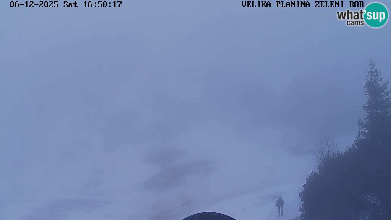 Zeleni Rob | Webcam en vivo Velika Planina