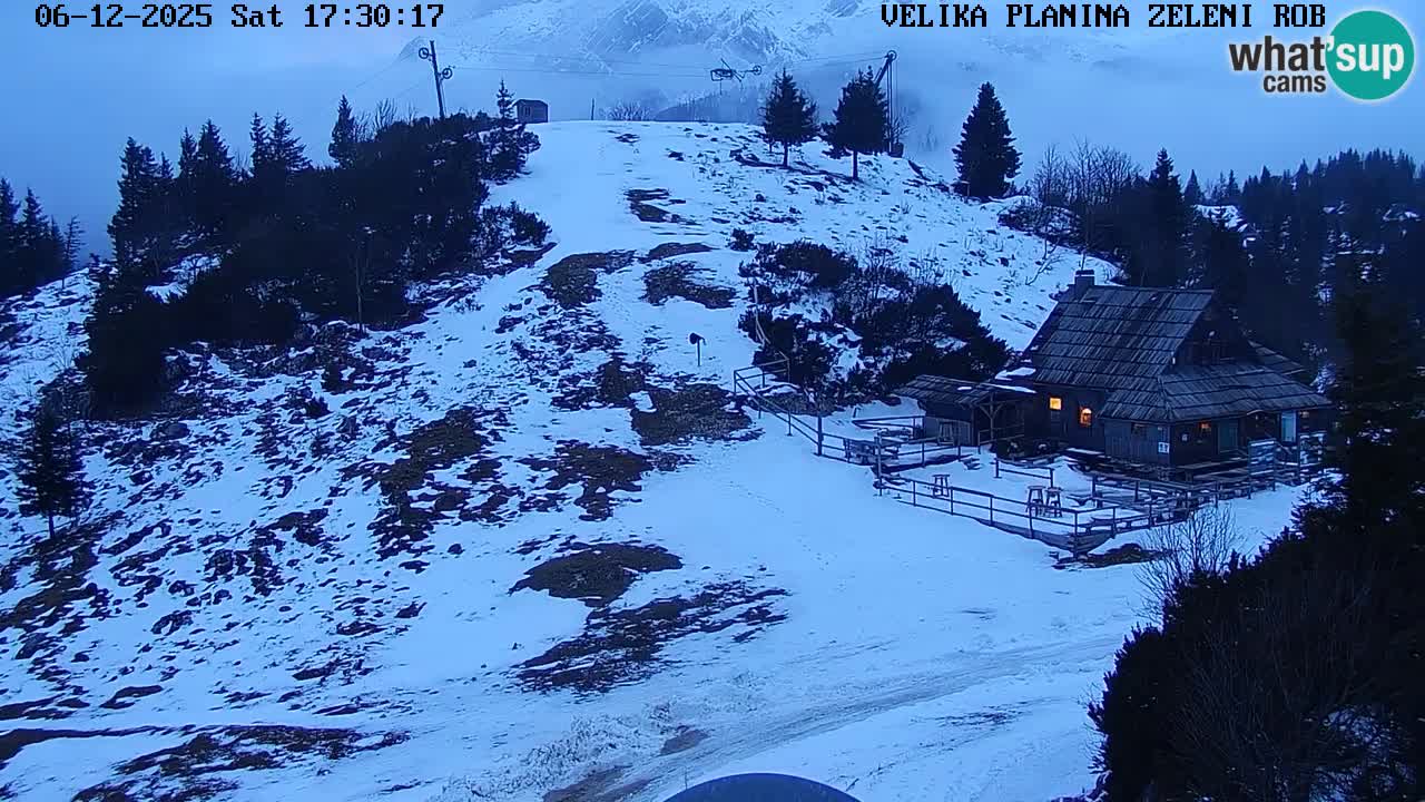 Zeleni Rob – Webcam live | Velika Planina