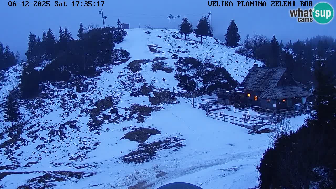 Zeleni Rob – Webcam live | Velika Planina