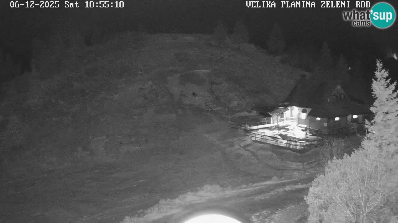 Zeleni Rob | Web kamera Velika Planina