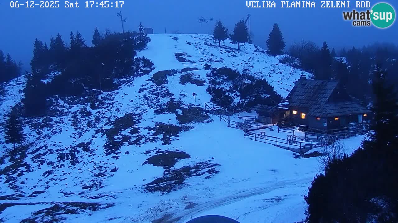 Zeleni Rob | Webcam live Velika Planina