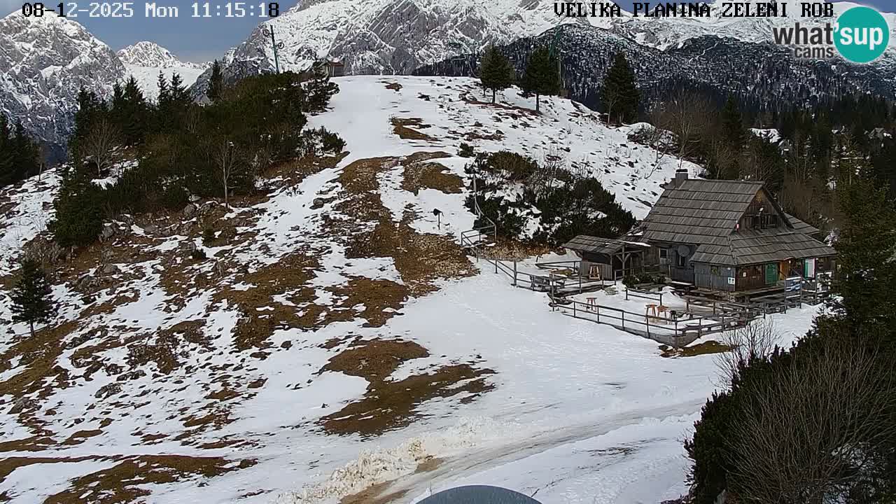 Zeleni Rob – Webcam live | Velika Planina