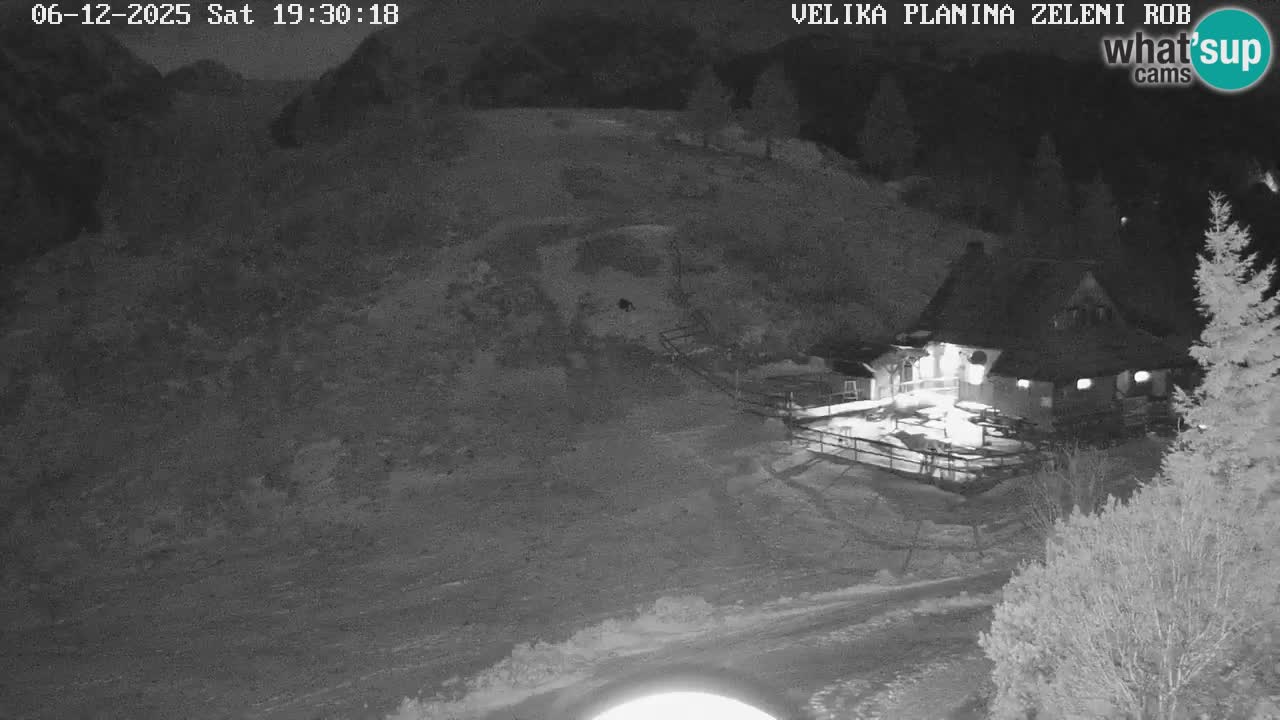 Zeleni Rob – Webcam live | Velika Planina