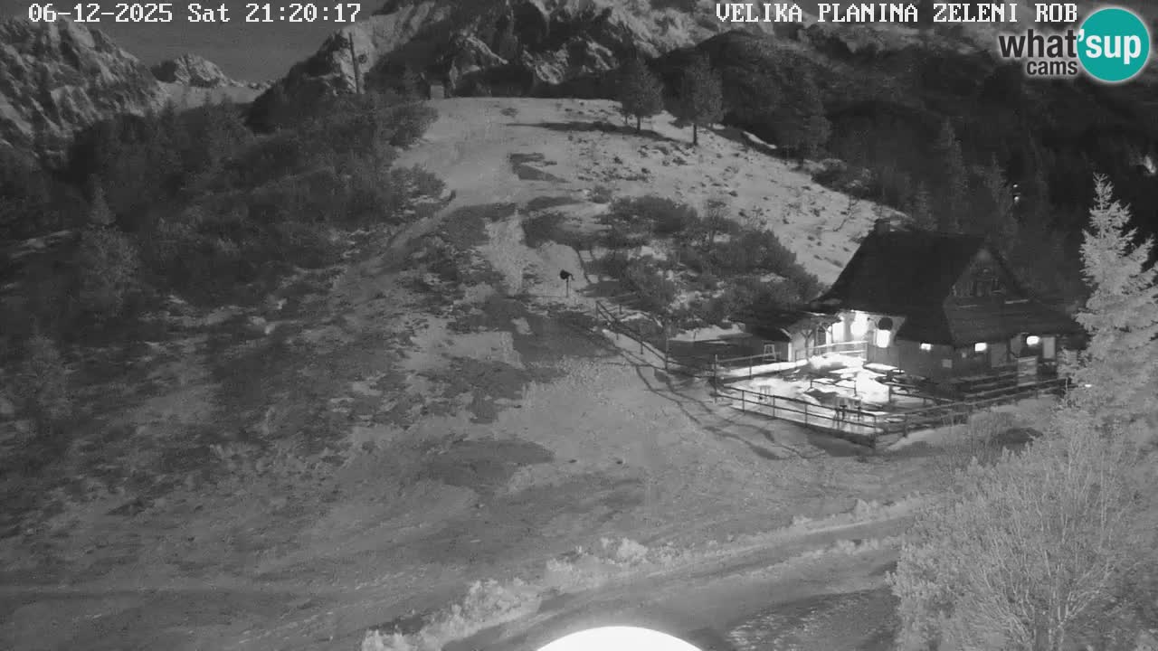 Zeleni Rob – Webcam live | Velika Planina