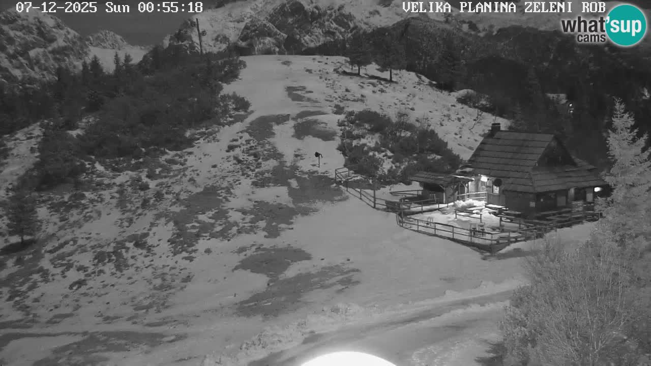 Zeleni Rob – Webcam live | Velika Planina