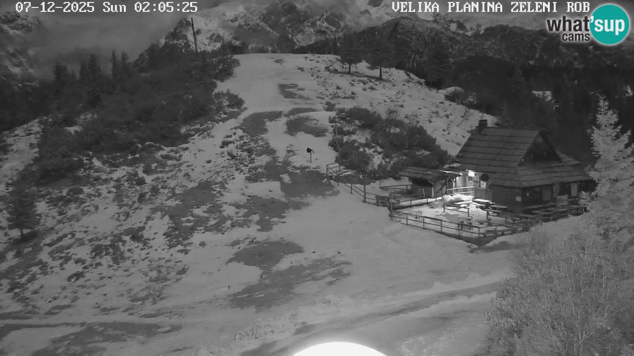Zeleni Rob – Webcam live | Velika Planina